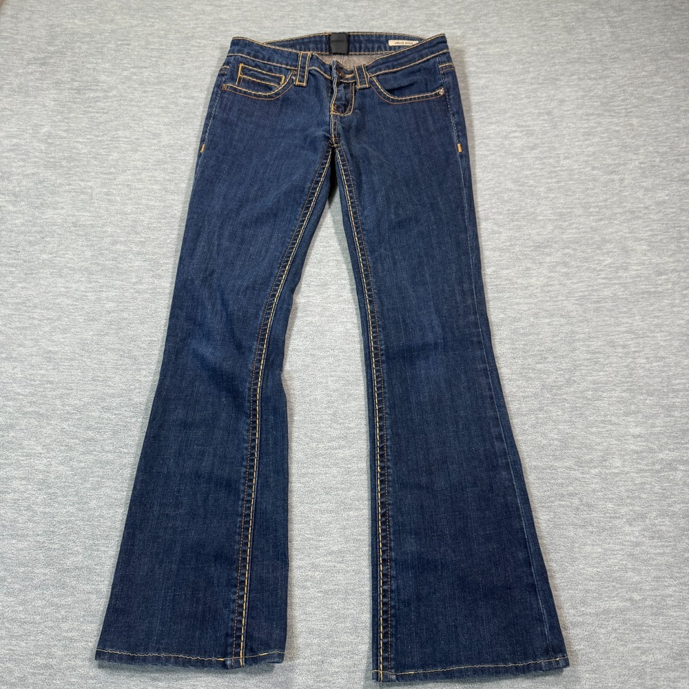 Style‎ & Co Jeans Women 26 Dark Wash Bootcut Mid Rise Joelle Stretch Denim